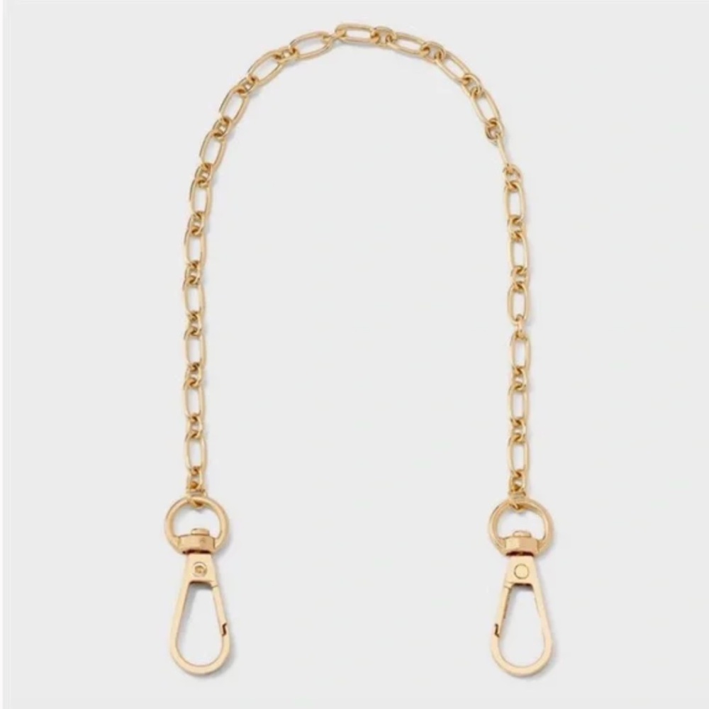 👑 A NEW DAY NWT Gold Chain Accessory Wristlet Phone Strap